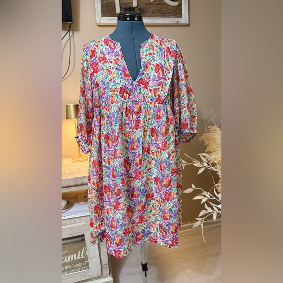 ba&sh Colorful Floral Mini Dress - Picture 5 of 16